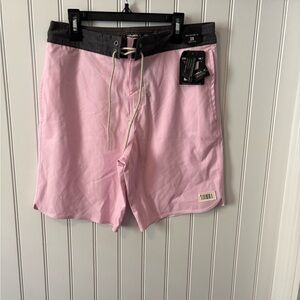 O'Neill Men’s Pink Boardshorts with Contrast Waistband